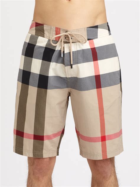 burberry swim shorts replica|burberry check swim shorts men.